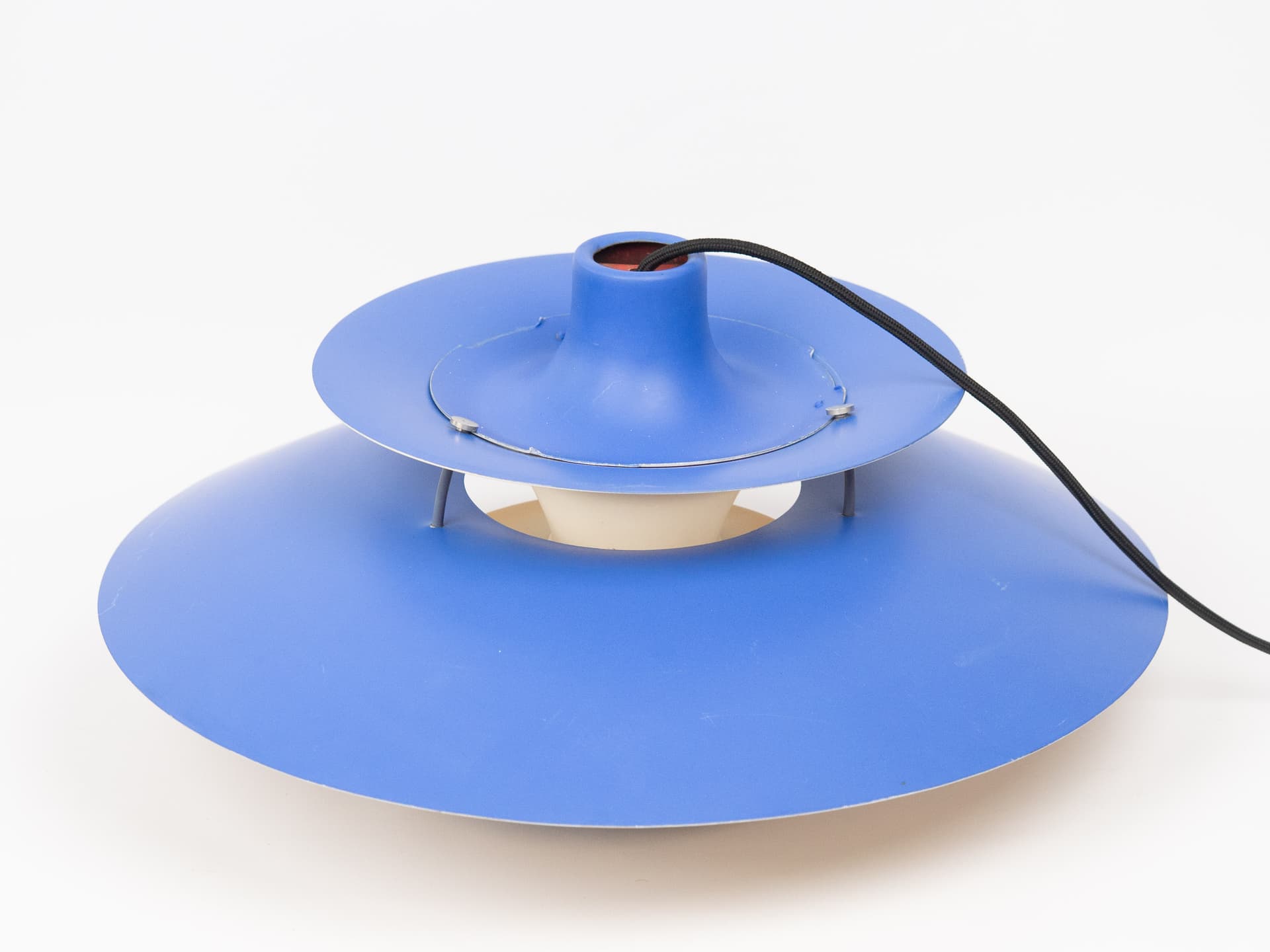 Red Aluminum PH 5 Pendant Lamp, by P. Henningsen for Louis Poulsen