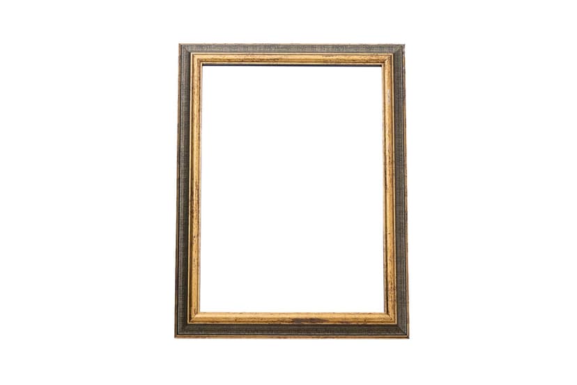 Złocone lustro, Francja, lata 60.