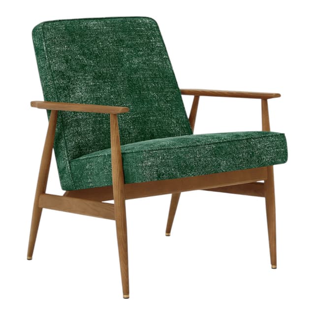 Fotel Fox Marble Bottle Green, jesion 03 Dark, 366 Concept - WYMIARY