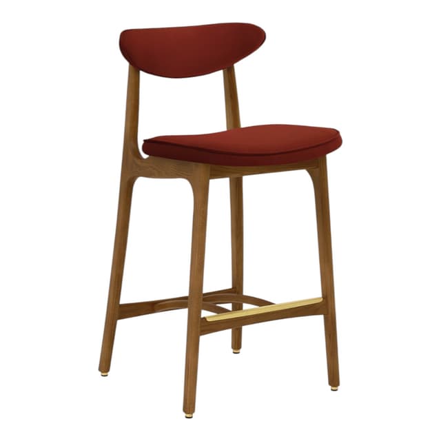 200-190 S/65 Bar stool 45x52x92 cm ash red velvet, 366 Concept - DIMENSION