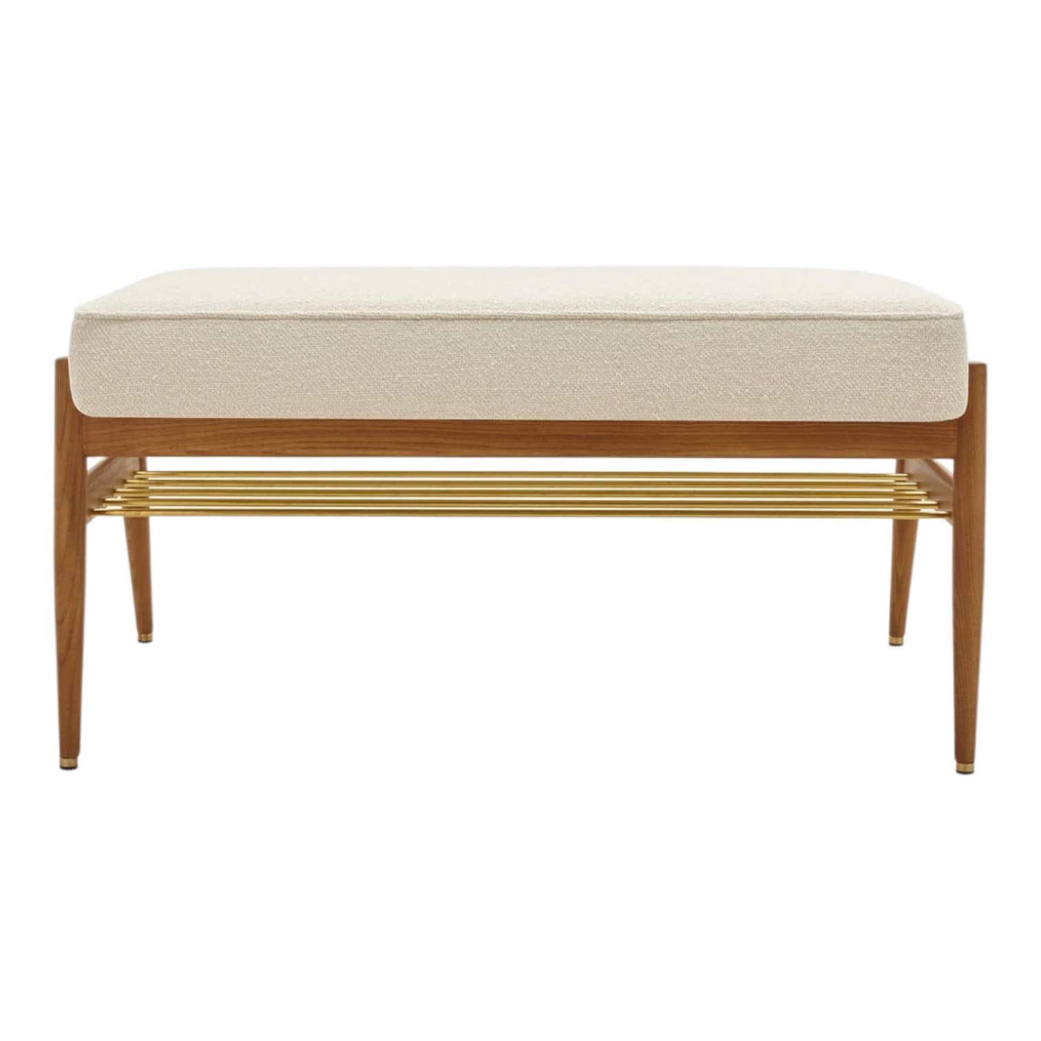 Ławka Fox 90, Boucle Creme, jesion 03 Dark, 366 Concept