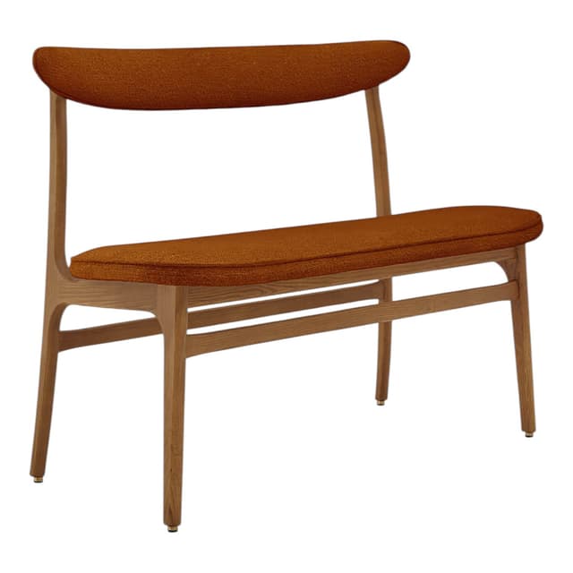 Ławka 200-190 Boucle Sierra, orange, jesion, 366 Concept - WYMIARY