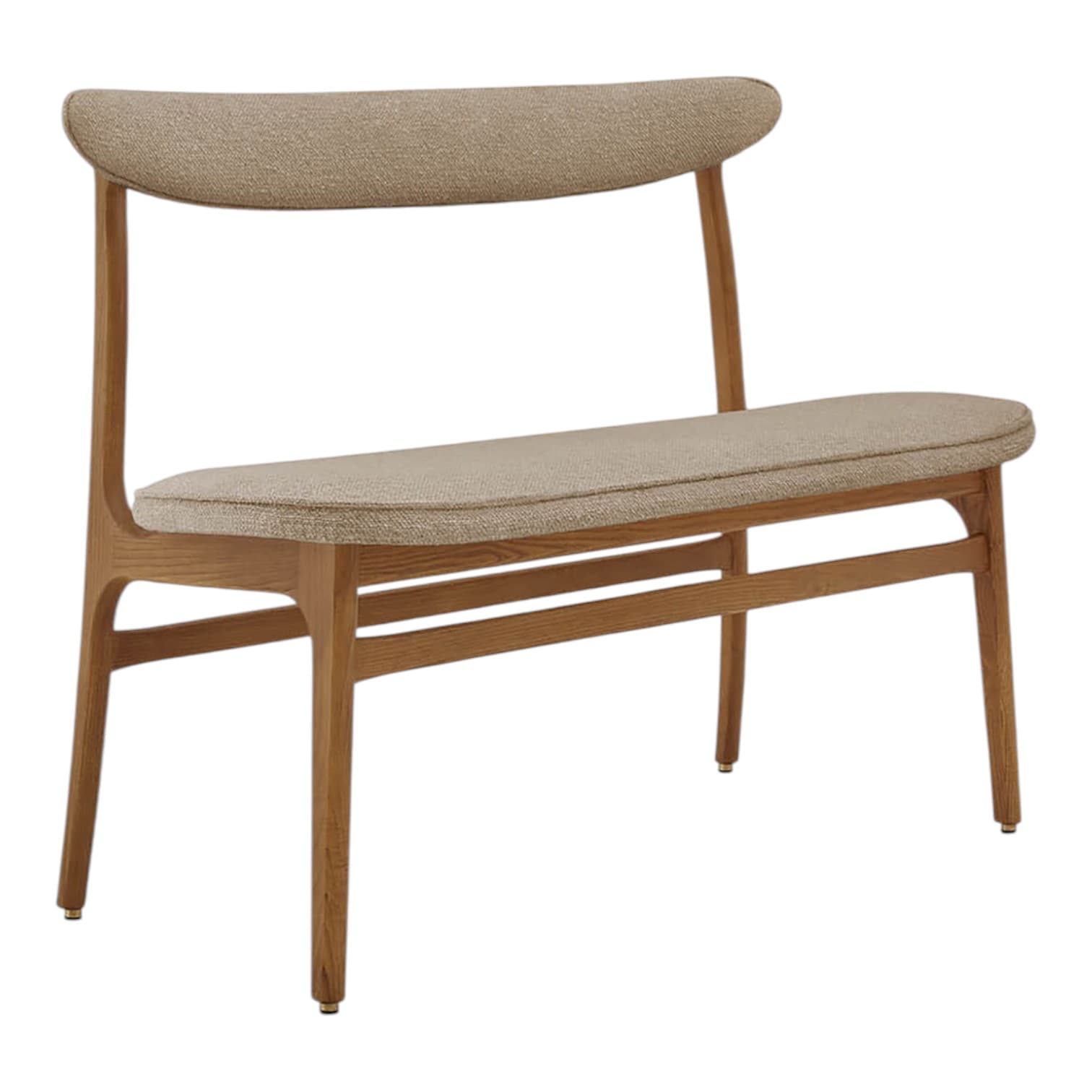 200-190 Bench 108x52x83 cm ash boucle fabric beige, 366 Concept