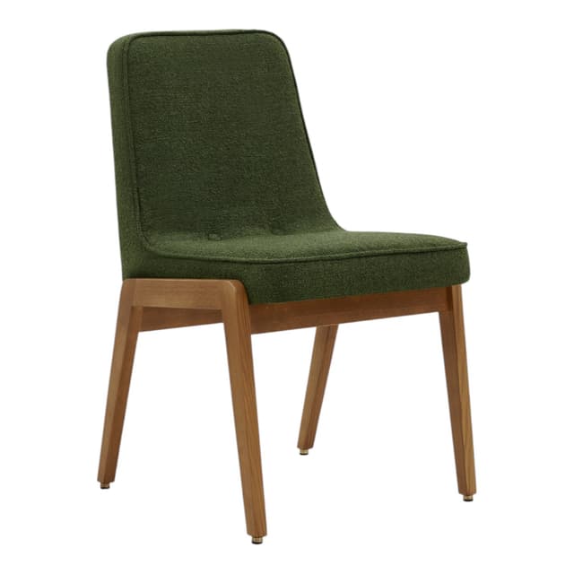 Krzesło 200-125 VAR Boucle Green Bottle, jesion 03 Dark, proj. J. Chierowski, 366 Concept - WYMIARY