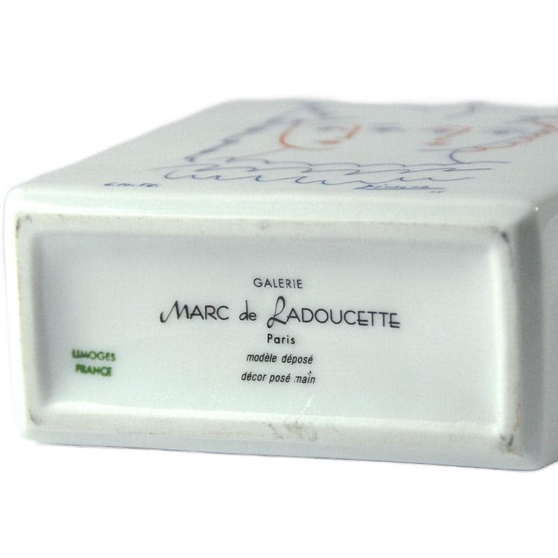 Porcelanowy wazon z motywem Picassa, Marc de Ladoucette, Francja, lata 50. - 5559