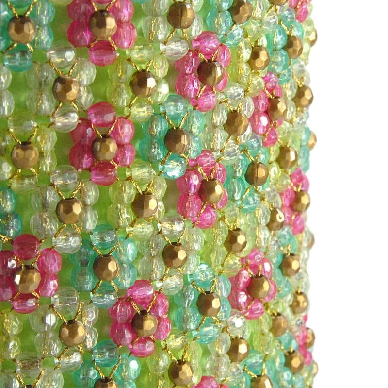 Złota lampa stołowa, eklektyczna, lata 70. - 5535