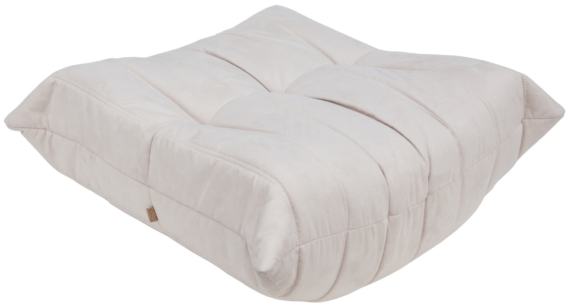 Podnóżek Togo, mikrofibra off-white