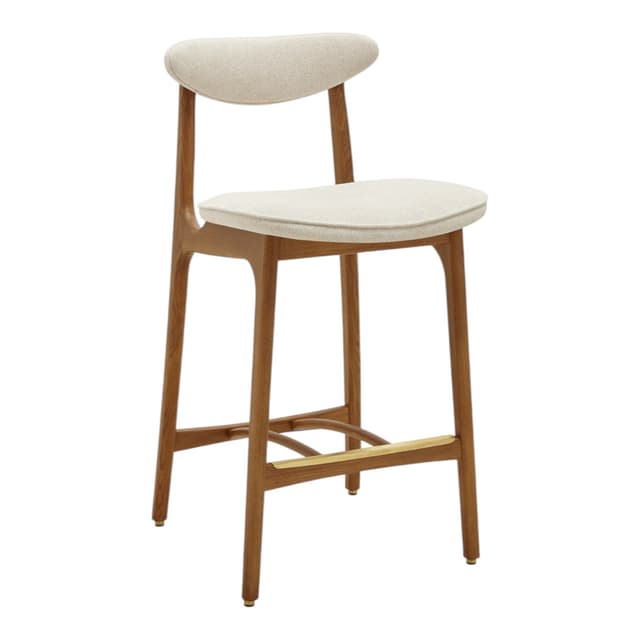 200-190 S/65 Bar stool 45x52x92 cm ash beige Marble fabric, 366 Concept - DIMENSION
