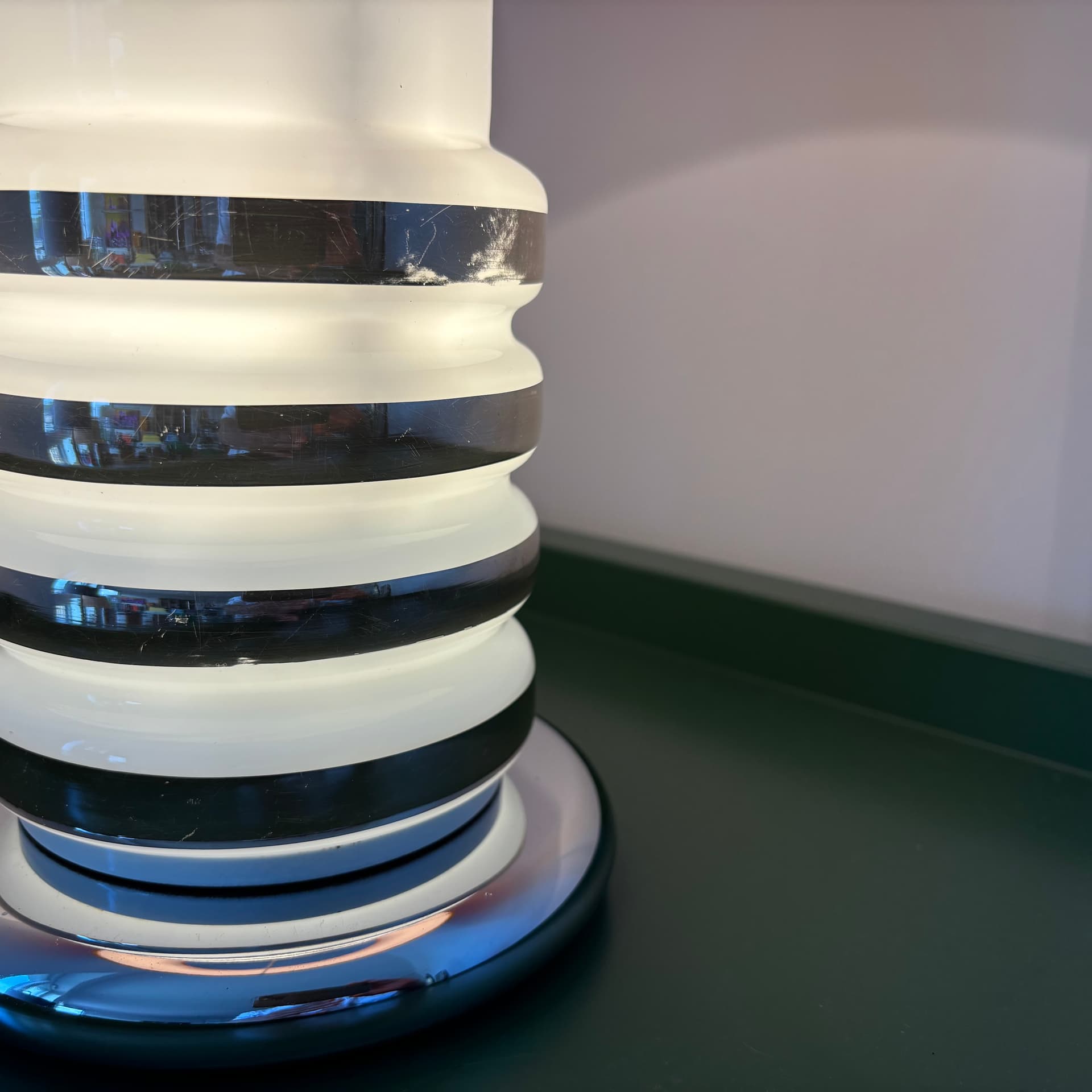 Lampa stołowa, multikolor, szkło, Bankamp Leuchten, Niemcy, lata 70. - 65005