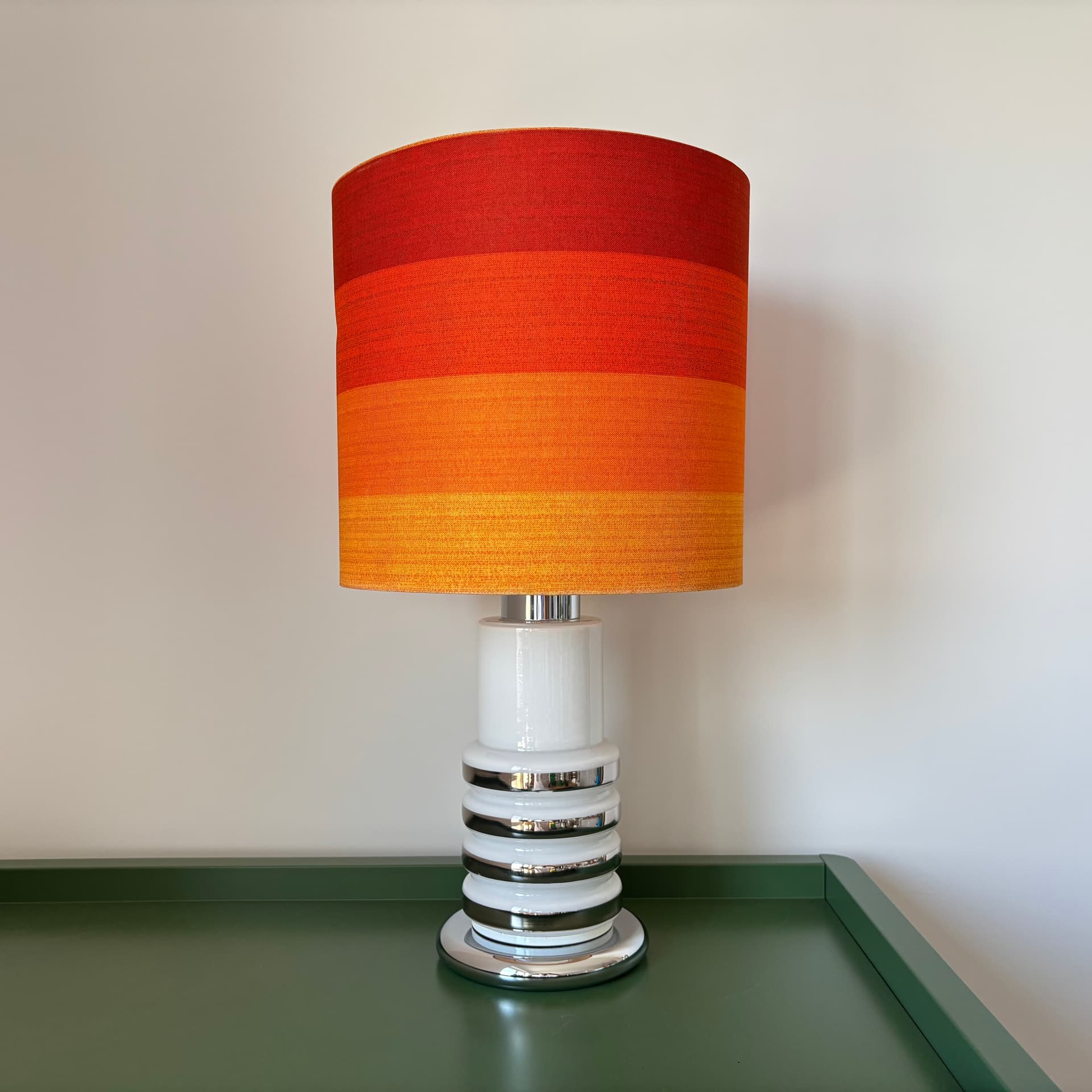 Lampa stołowa, multikolor, szkło, Bankamp Leuchten, Niemcy, lata 70. - 65016