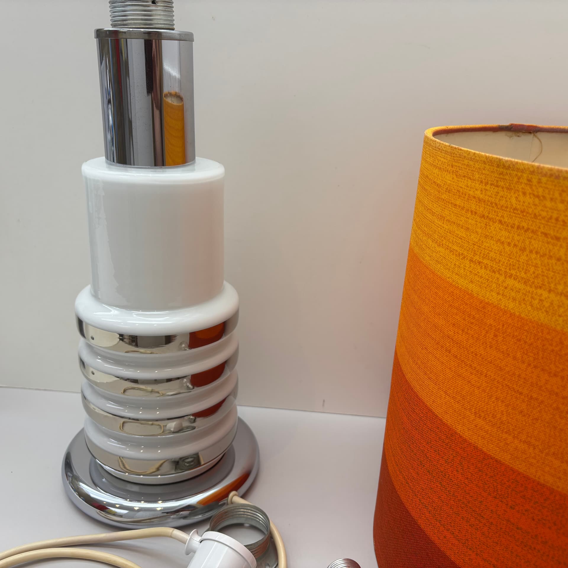 Lampa stołowa, multikolor, szkło, Bankamp Leuchten, Niemcy, lata 70. - 65011