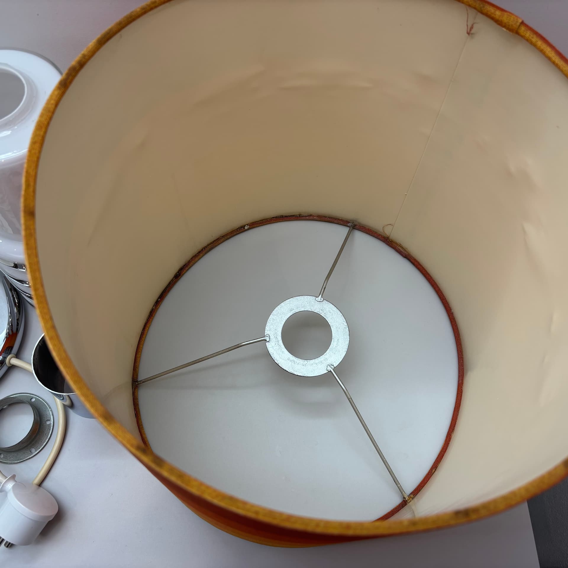 Lampa stołowa, multikolor, szkło, Bankamp Leuchten, Niemcy, lata 70. - 65010