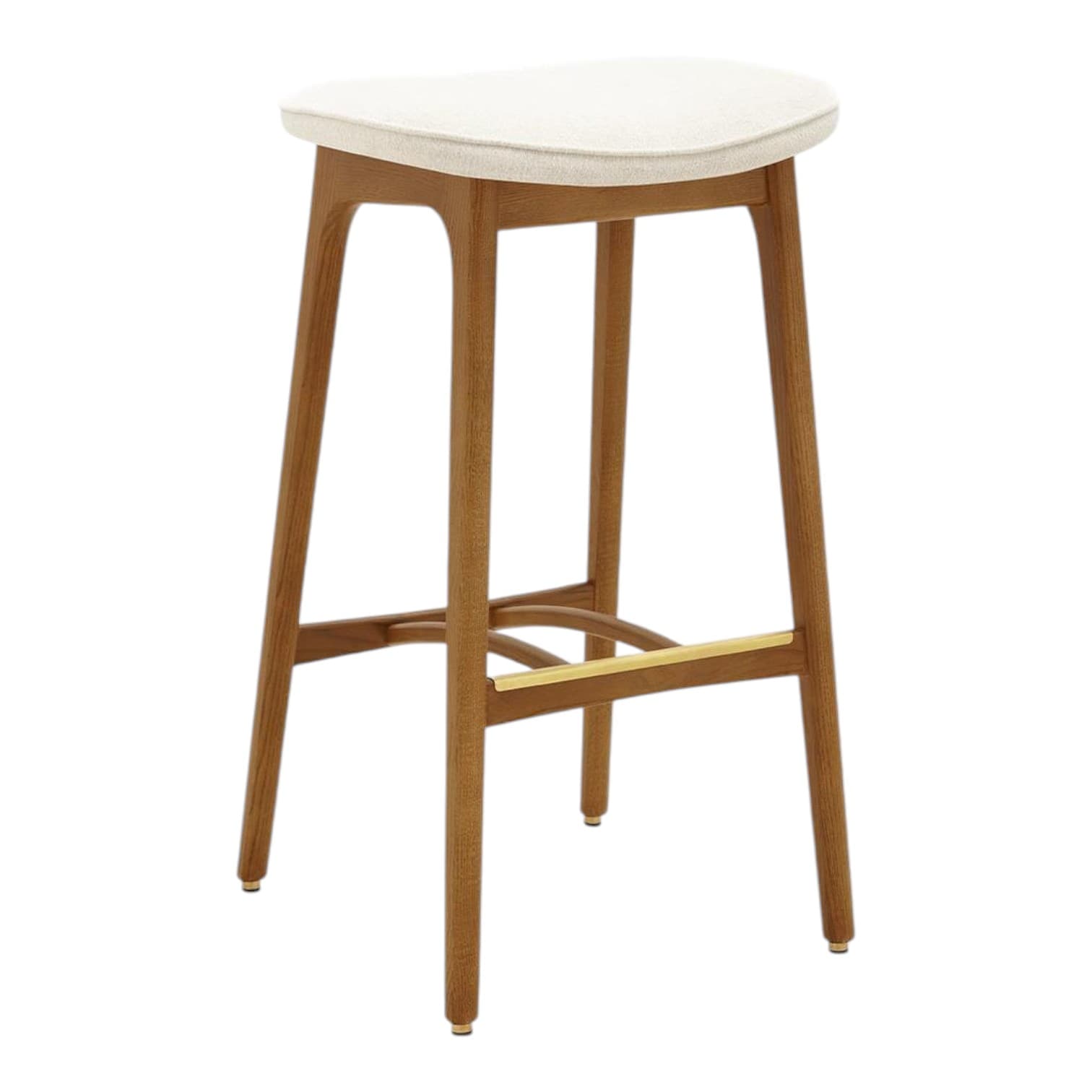 200-190 M/75 Bar stool 45x45x75 cm ash, Marble White fabric, 366 Concept