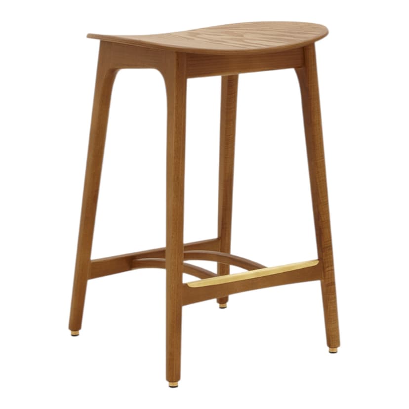 Stołek barowy 200-190 S/65 Timber, jesion brązowy 03 Dark, proj. R. Hałas, 366 Concept