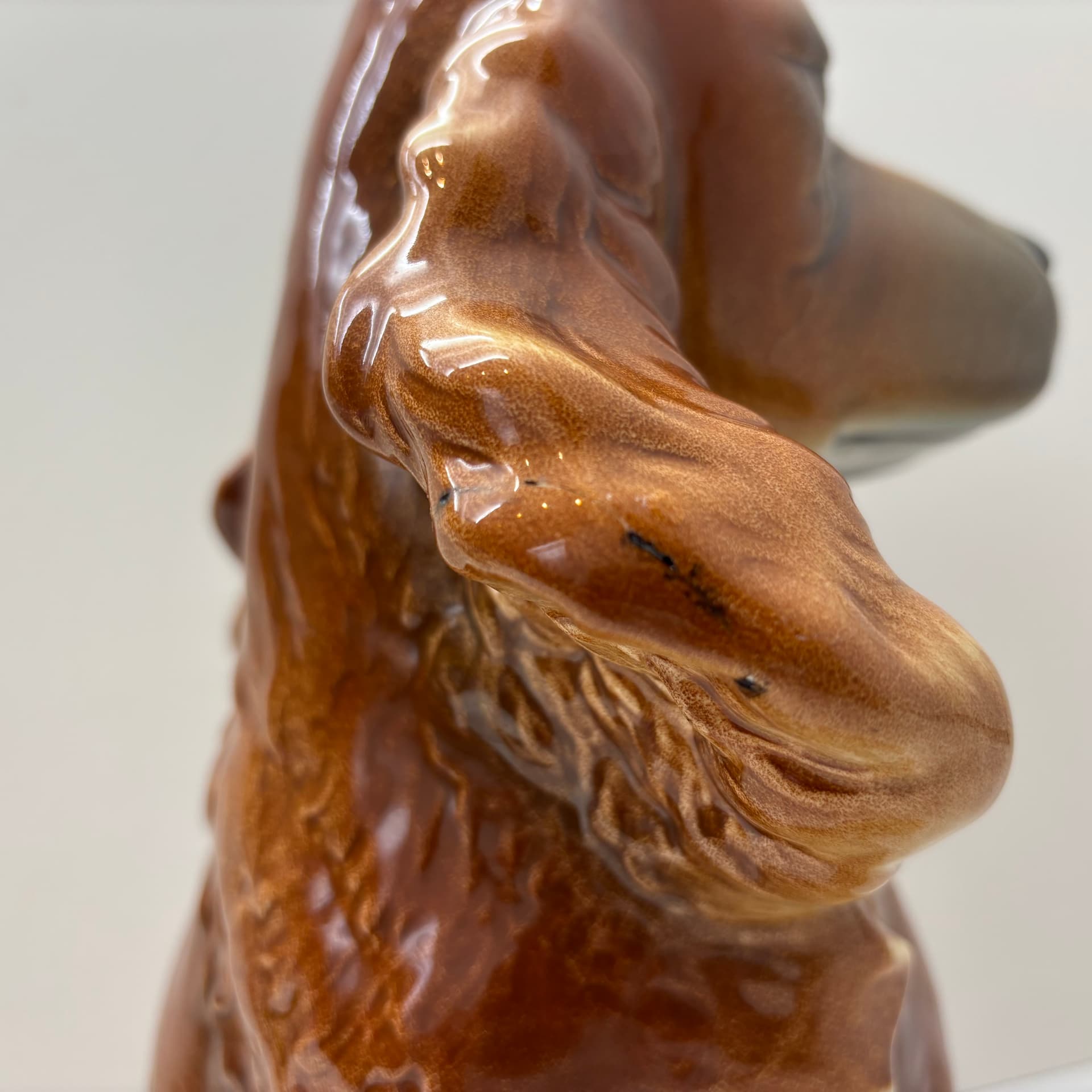Figurine Cocker Spaniel, multicolor porcelain, Germany, 1970s. - 65310