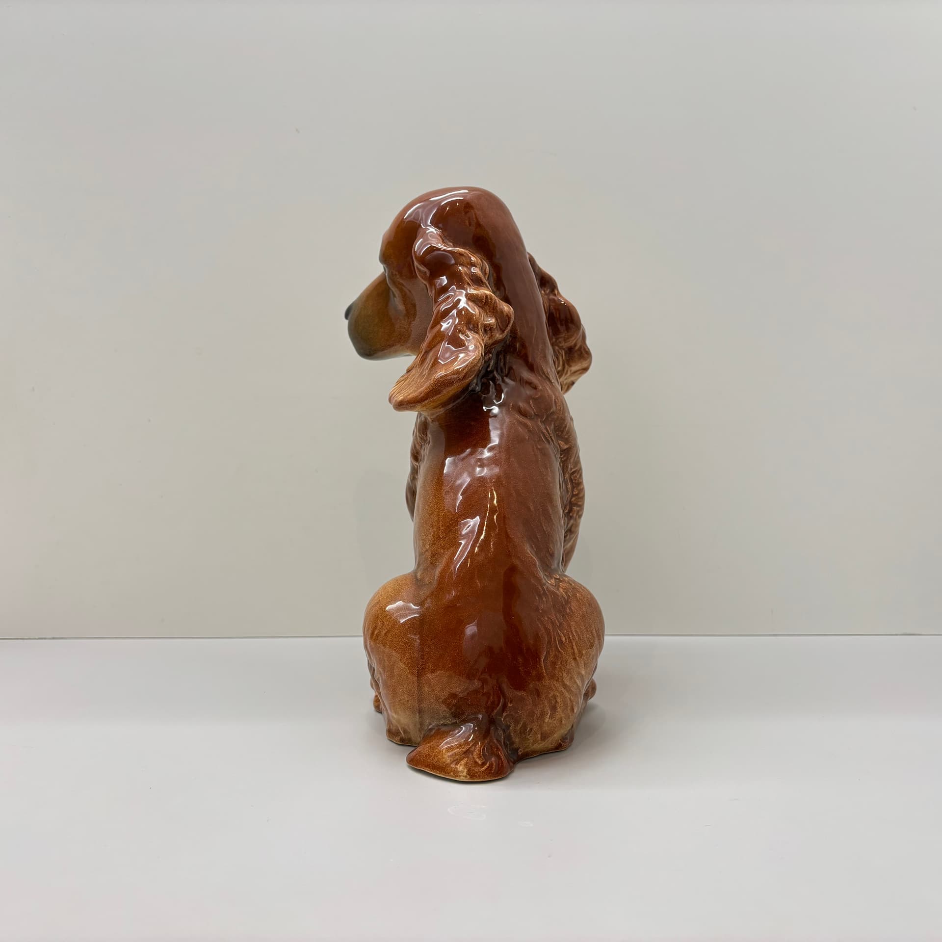 Figurine Cocker Spaniel, multicolor porcelain, Germany, 1970s. - 65315