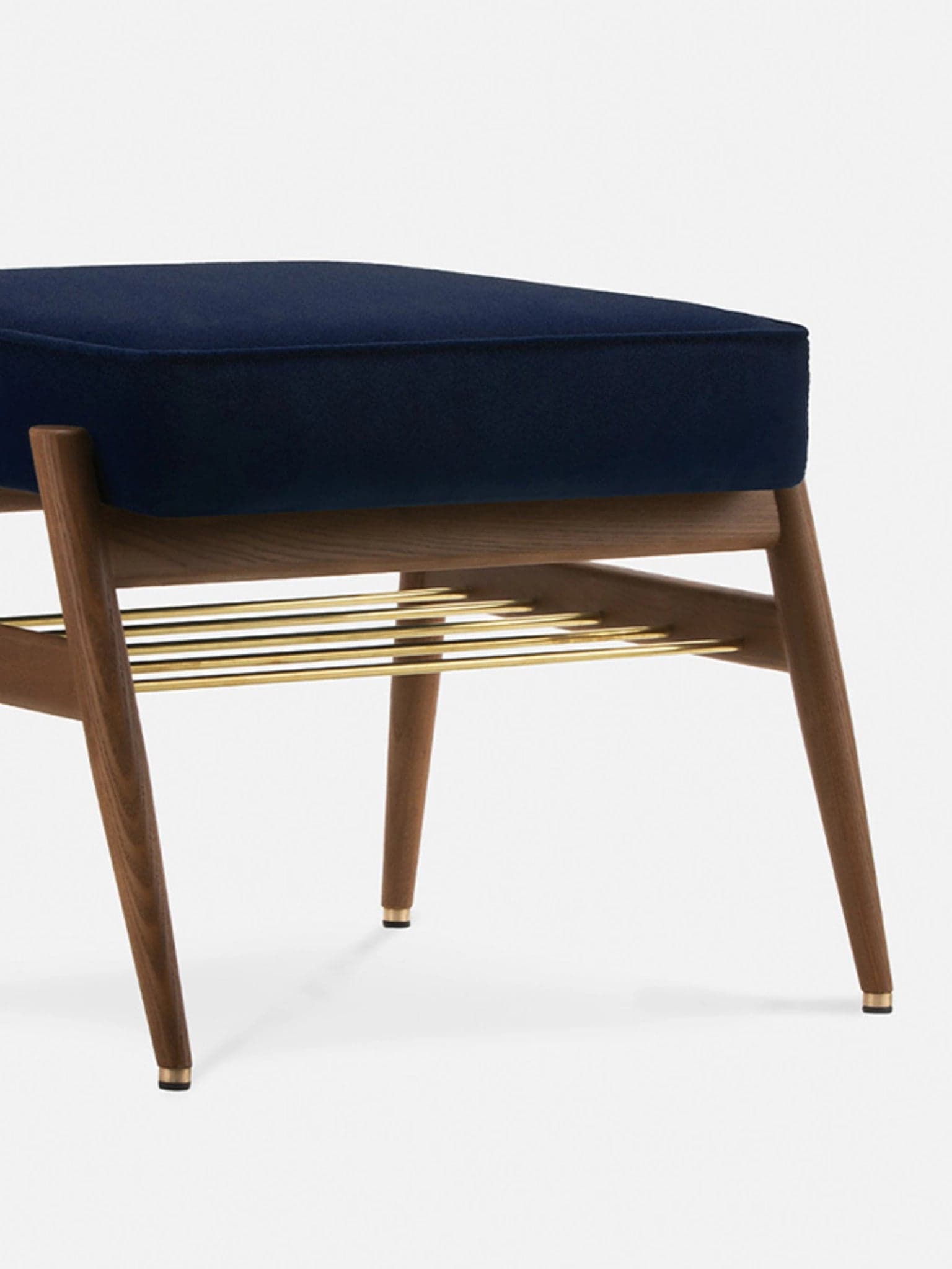 Podnóżek Fox, Velvet Indigo, jesion 03 Dark, 366 Concept - 65340