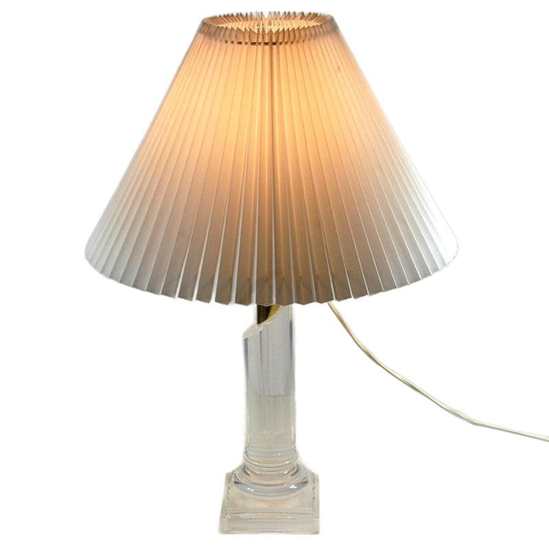 Przezroczysta lampa stołowa z akrylu, Francja, lata 90. - 5579