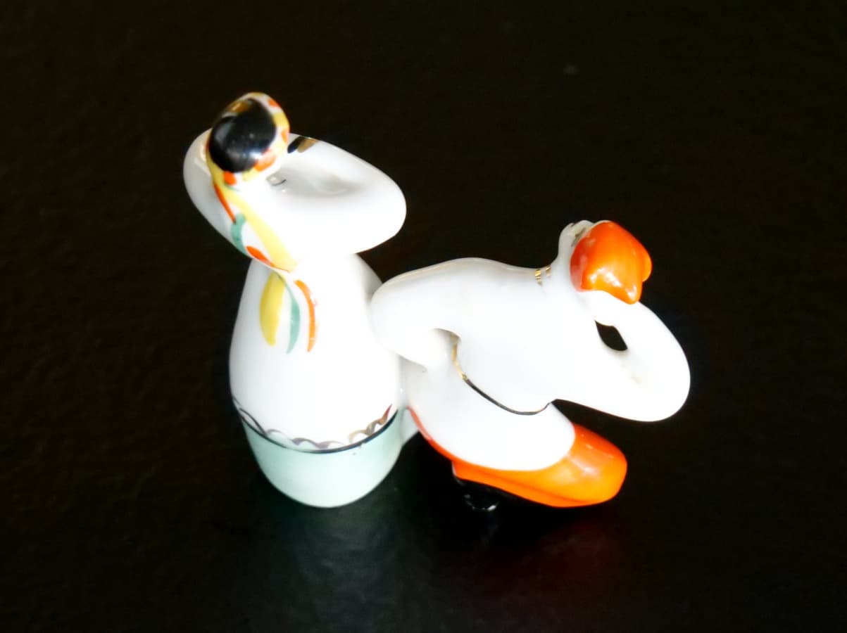 Figurka tancerzy, biała, porcelana, Lomonosowska Manufaktura Porcelany, ZSRR, lata 60. - 65826