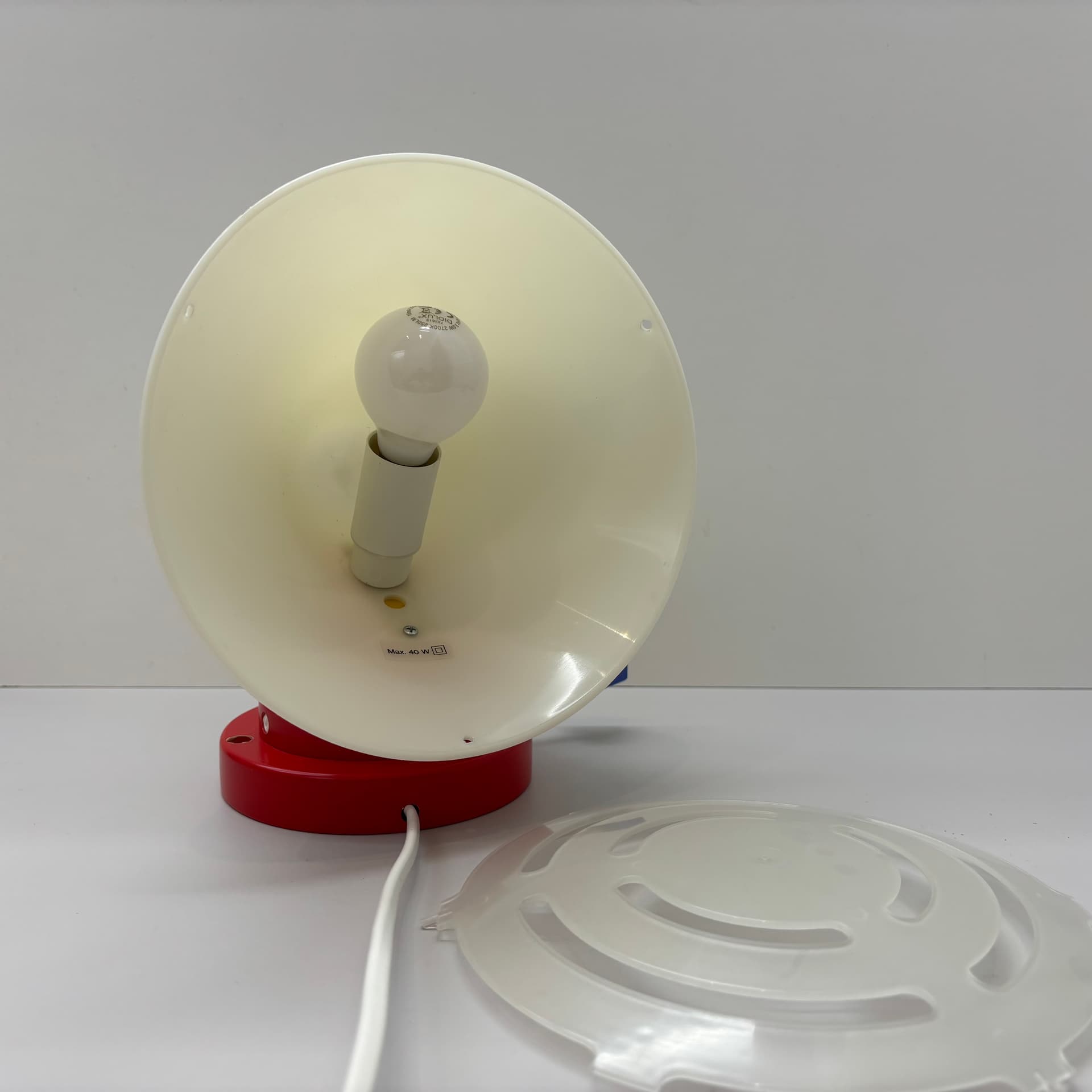 Kinkiet Stoja, drewno, plastik, proj. E. Sottsass, Szwecja, lata 80. - 65924