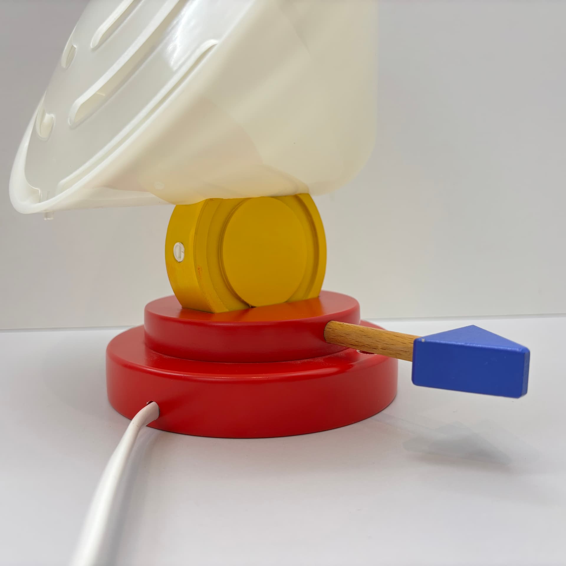 Kinkiet Stoja, drewno, plastik, proj. E. Sottsass, Szwecja, lata 80. - 65930