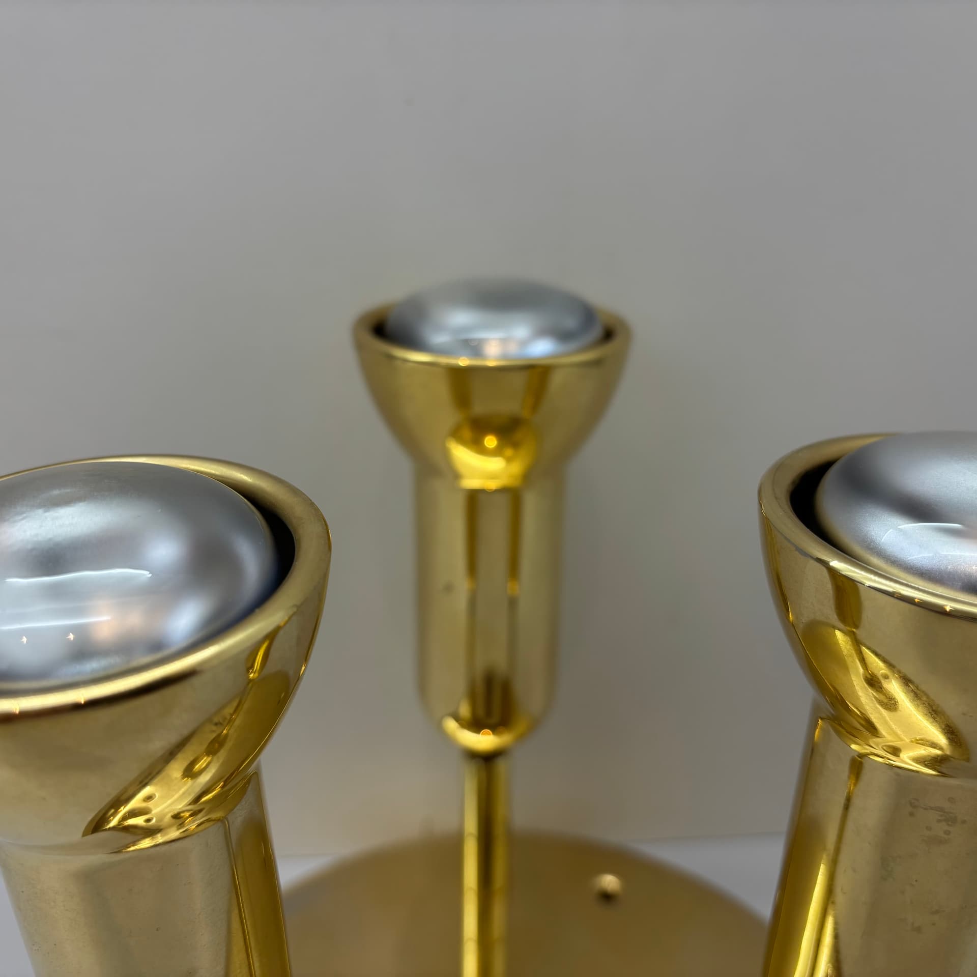 Kinkiet, złoty, mosiądz, Grossmann, Niemcy, lata 80. - 65941