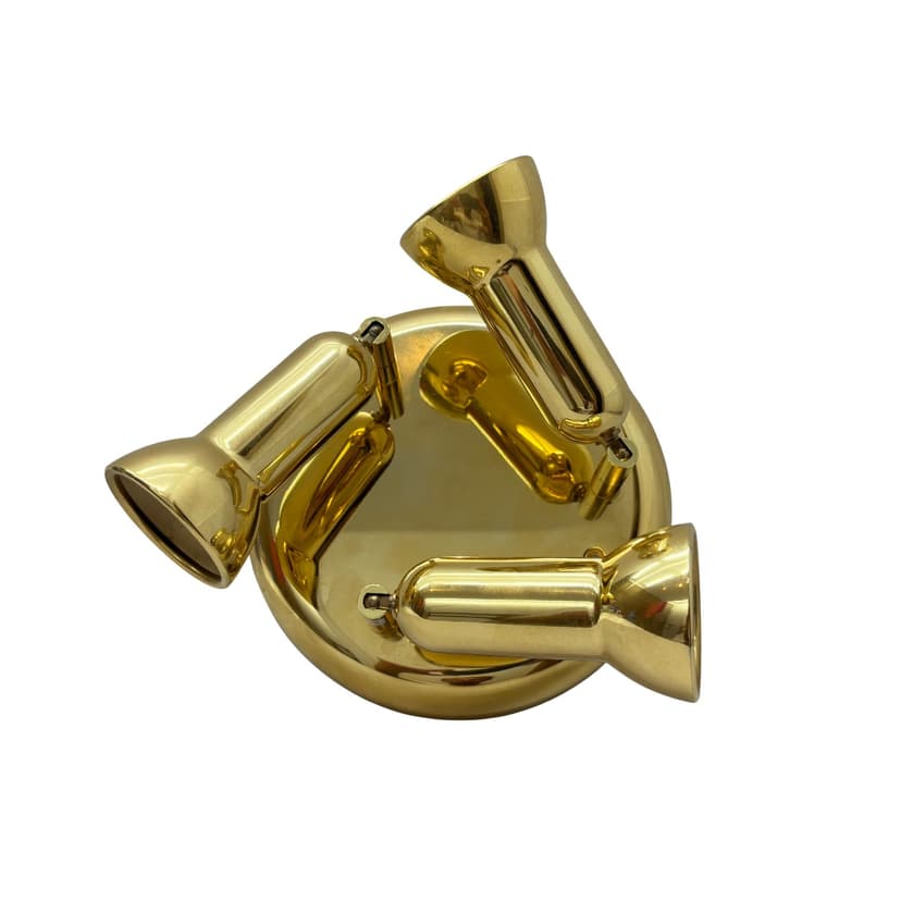 Kinkiet, złoty, mosiądz, Grossmann, Niemcy, lata 80.