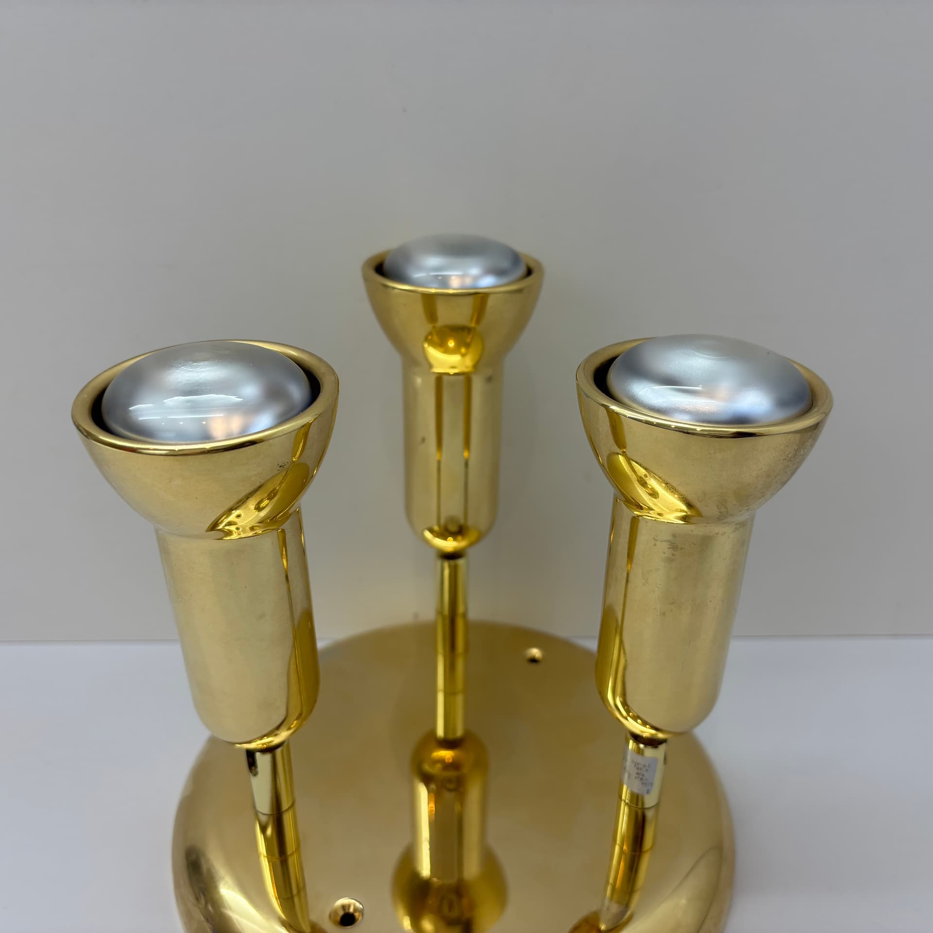 Kinkiet, złoty, mosiądz, Grossmann, Niemcy, lata 80. - 65942