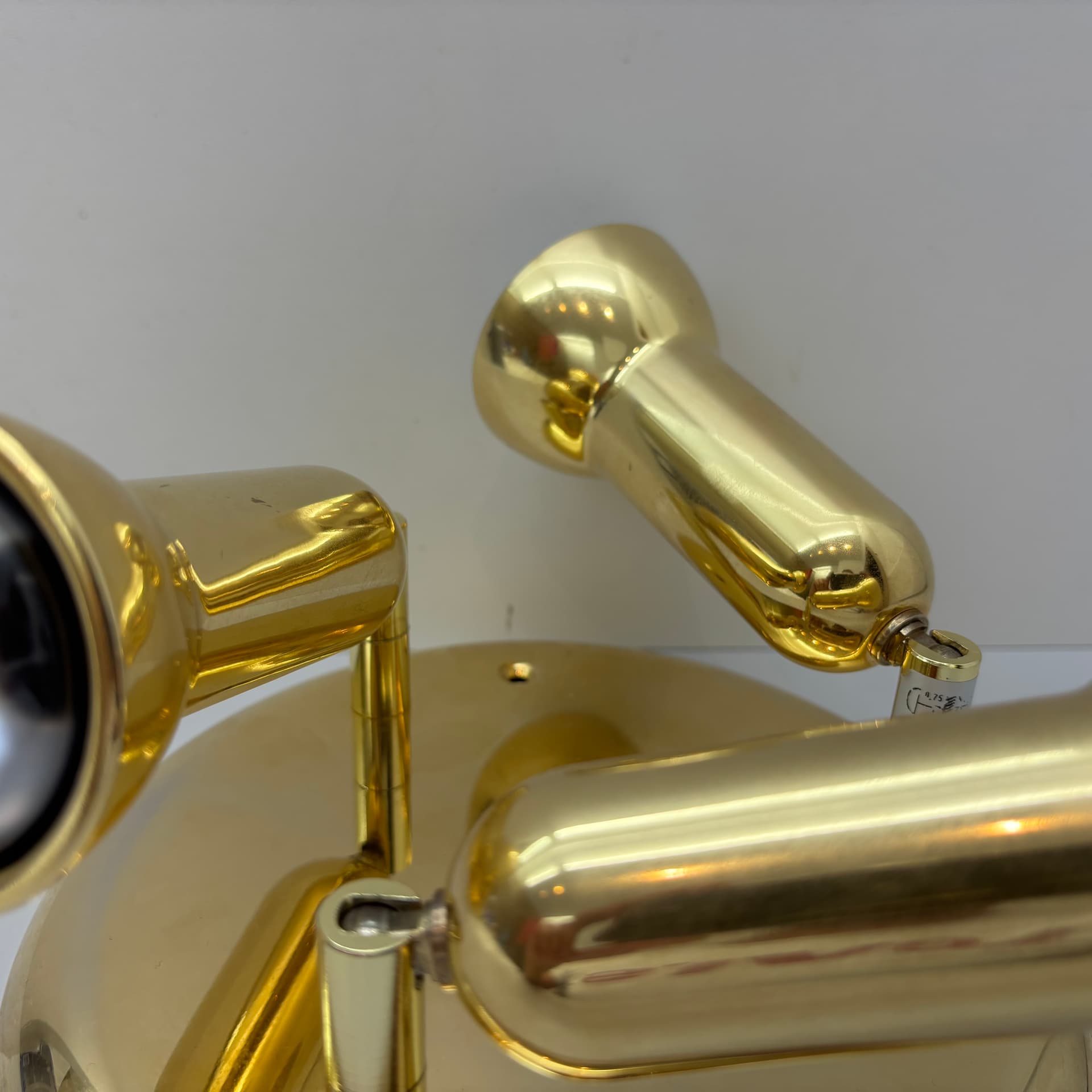 Kinkiet, złoty, mosiądz, Grossmann, Niemcy, lata 80. - 65937