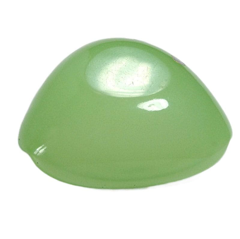 Seledynowa popielniczka opalinowa, Fratelli Ferro, Włochy, lata 60. - 5636