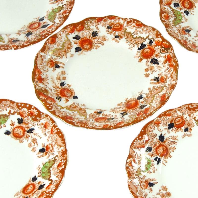 White Porcelain Dessert Plates, Wellington China JHC & Co., UK, 1930s - 5624