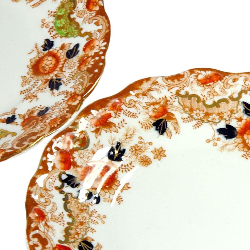 White Porcelain Dessert Plates, Wellington China JHC & Co., UK, 1930s - 5626