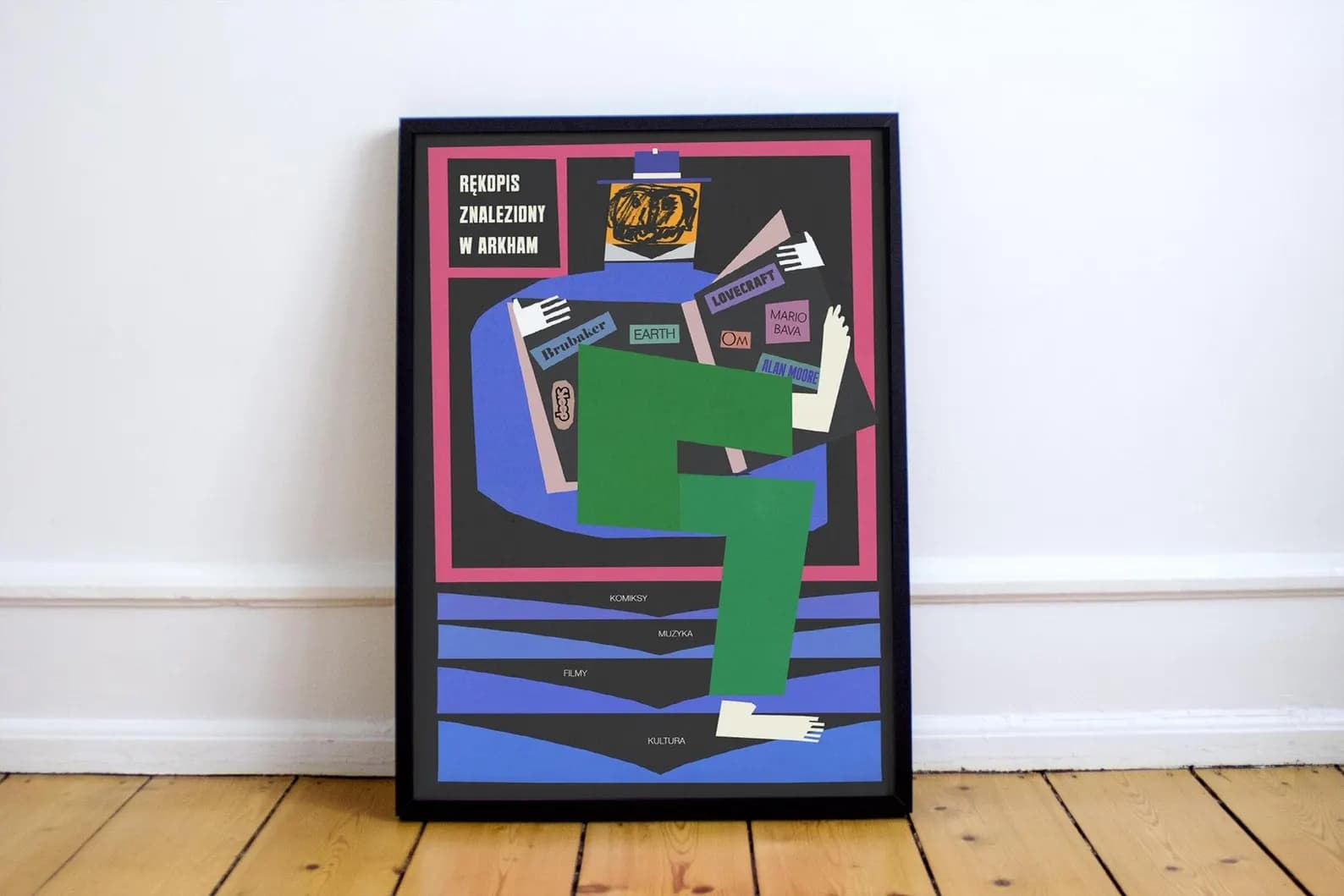 Plakat Rękopis znaleziony w Arkham, 50x70 cm, aut. J. Zasada, Jakub Zasada - 67126