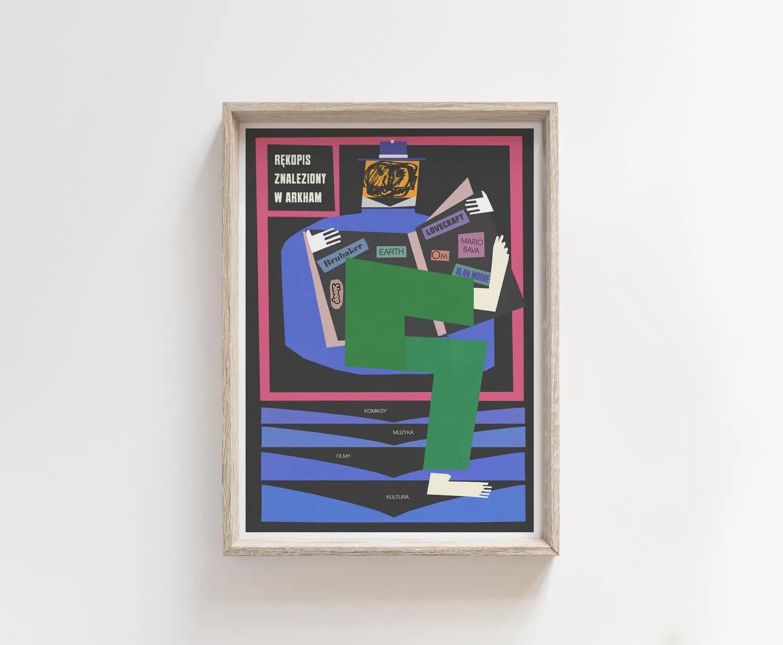 Plakat Rękopis znaleziony w Arkham, 50x70 cm, aut. J. Zasada, Jakub Zasada - 67125