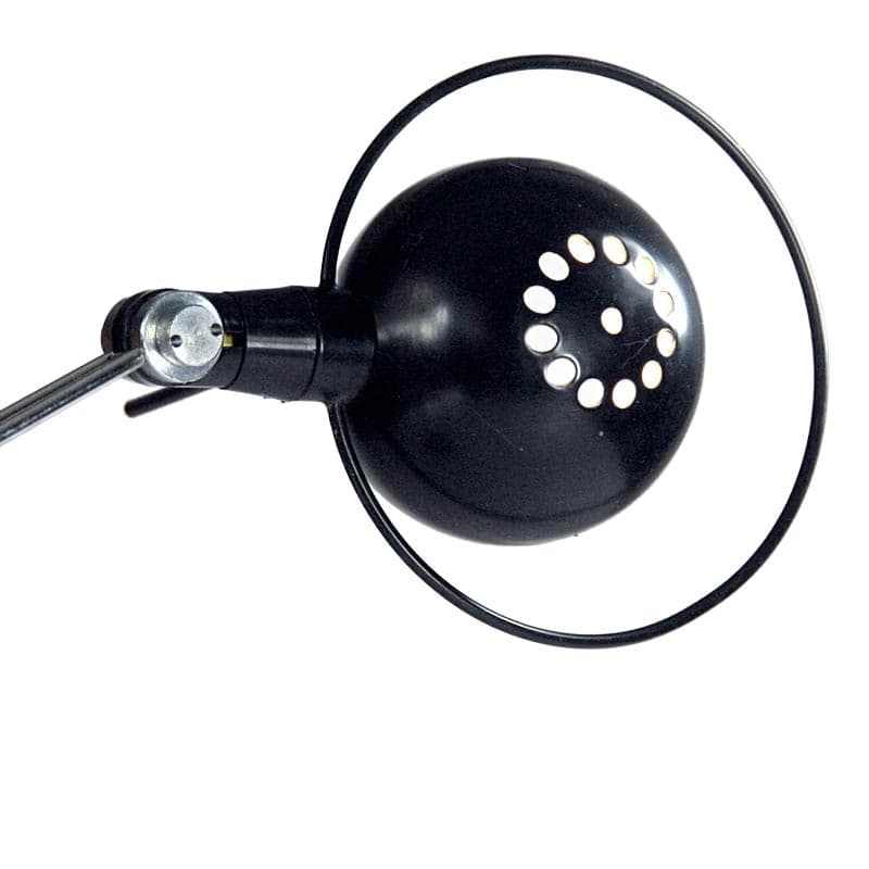 Czarna lampa biurkowa halogenowa, dla Aluminor, Francja, lata 80. - 5607