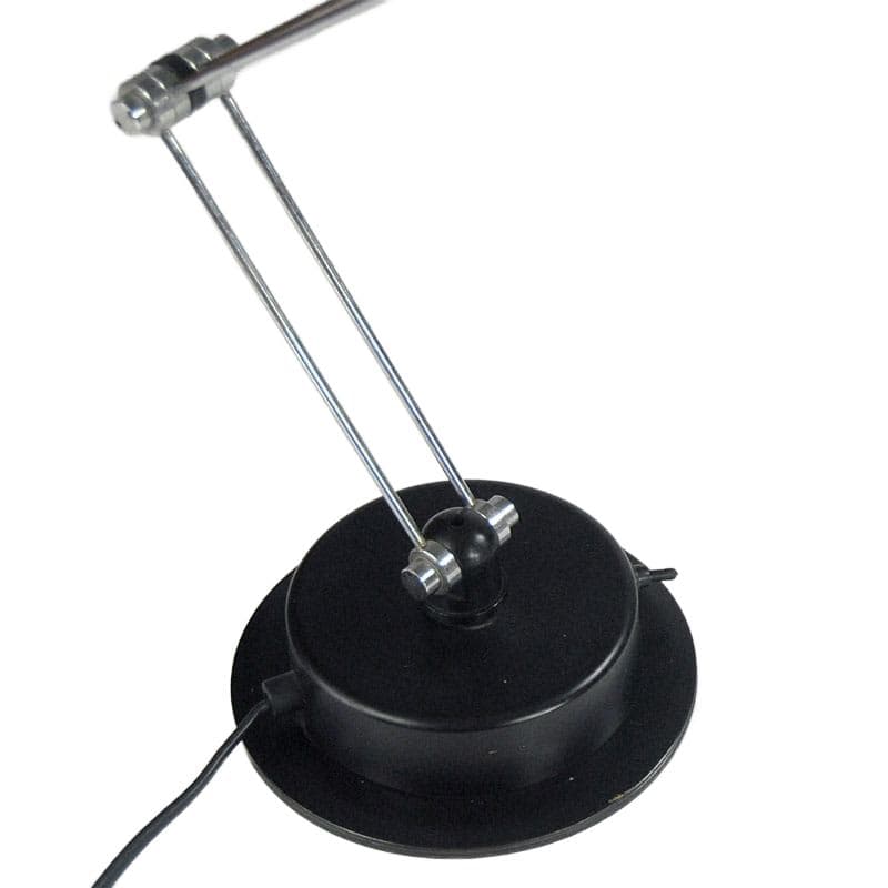 Czarna lampa biurkowa halogenowa, dla Aluminor, Francja, lata 80. - 5609