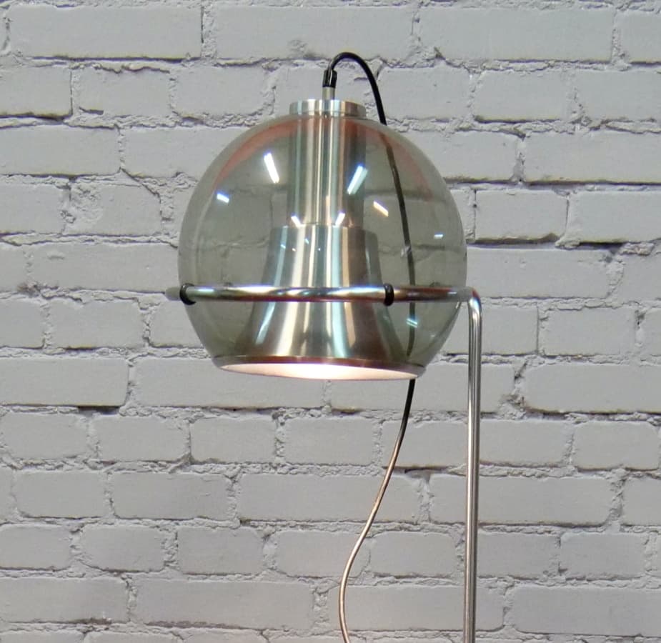 Lampa podłogowa Space Age, metal srebrny, lata 60. - 67428