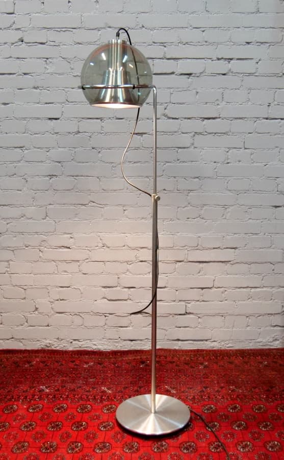 Lampa podłogowa Space Age, metal srebrny, lata 60. - 67427