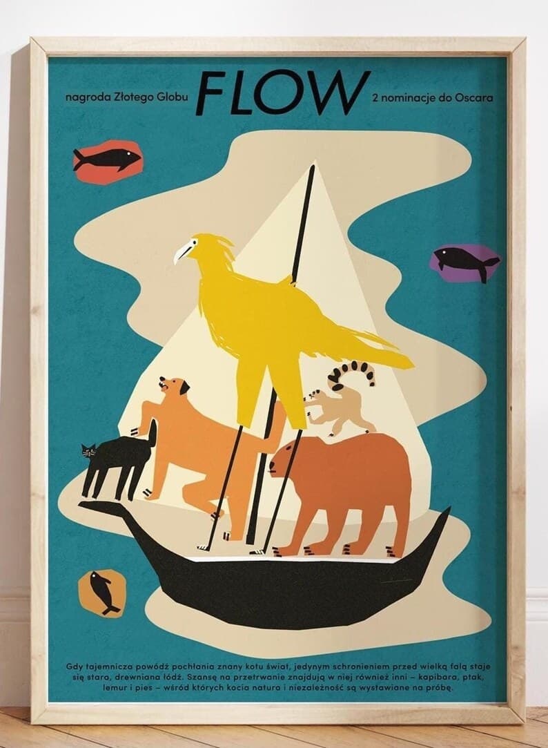 Plakat FLOW, 50x70 cm, aut. J. Zasada, Jakub Zasada - 67536