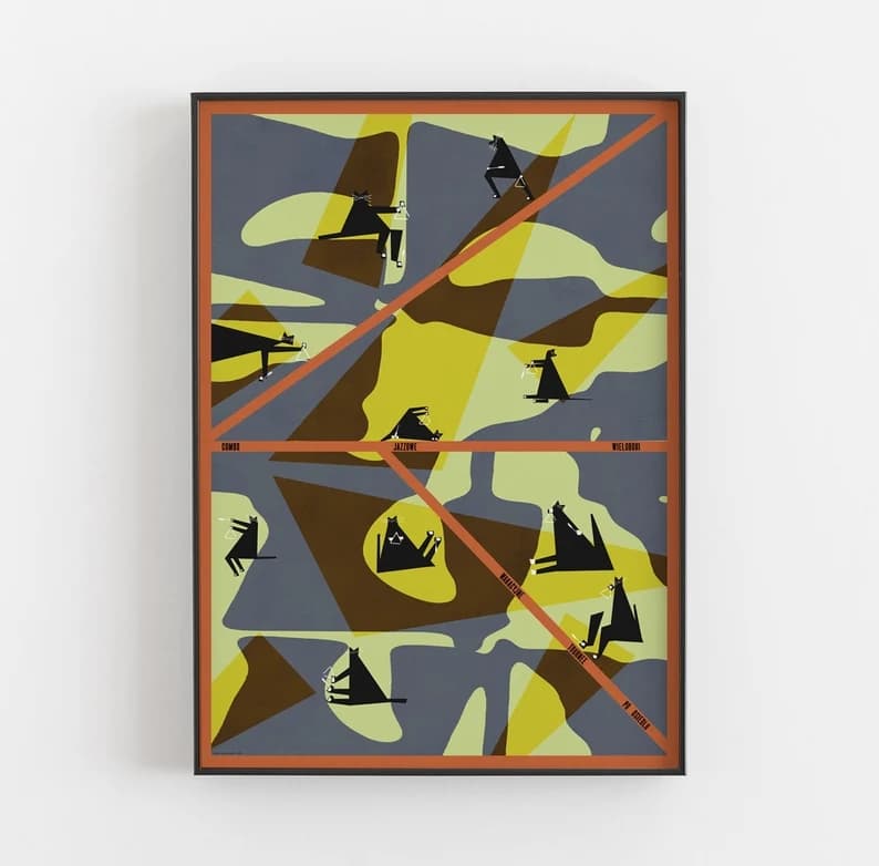 Poster Koty z Trójkąta, 50x70 cm, by J. Zasada, Jakub Zasada - 67558