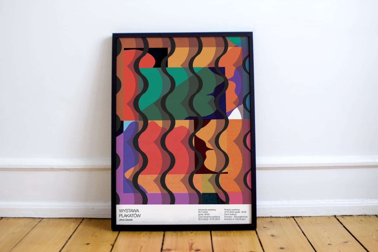 Poster Wystawa plakatów, Knurów, 25.11.2022, 50x70 cm, by J. Zasada, Jakub Zasada - 67682