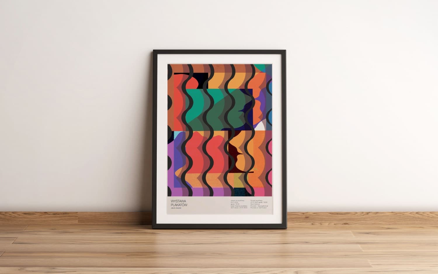 Poster Wystawa plakatów, Knurów, 25.11.2022, 50x70 cm, by J. Zasada, Jakub Zasada - 67679