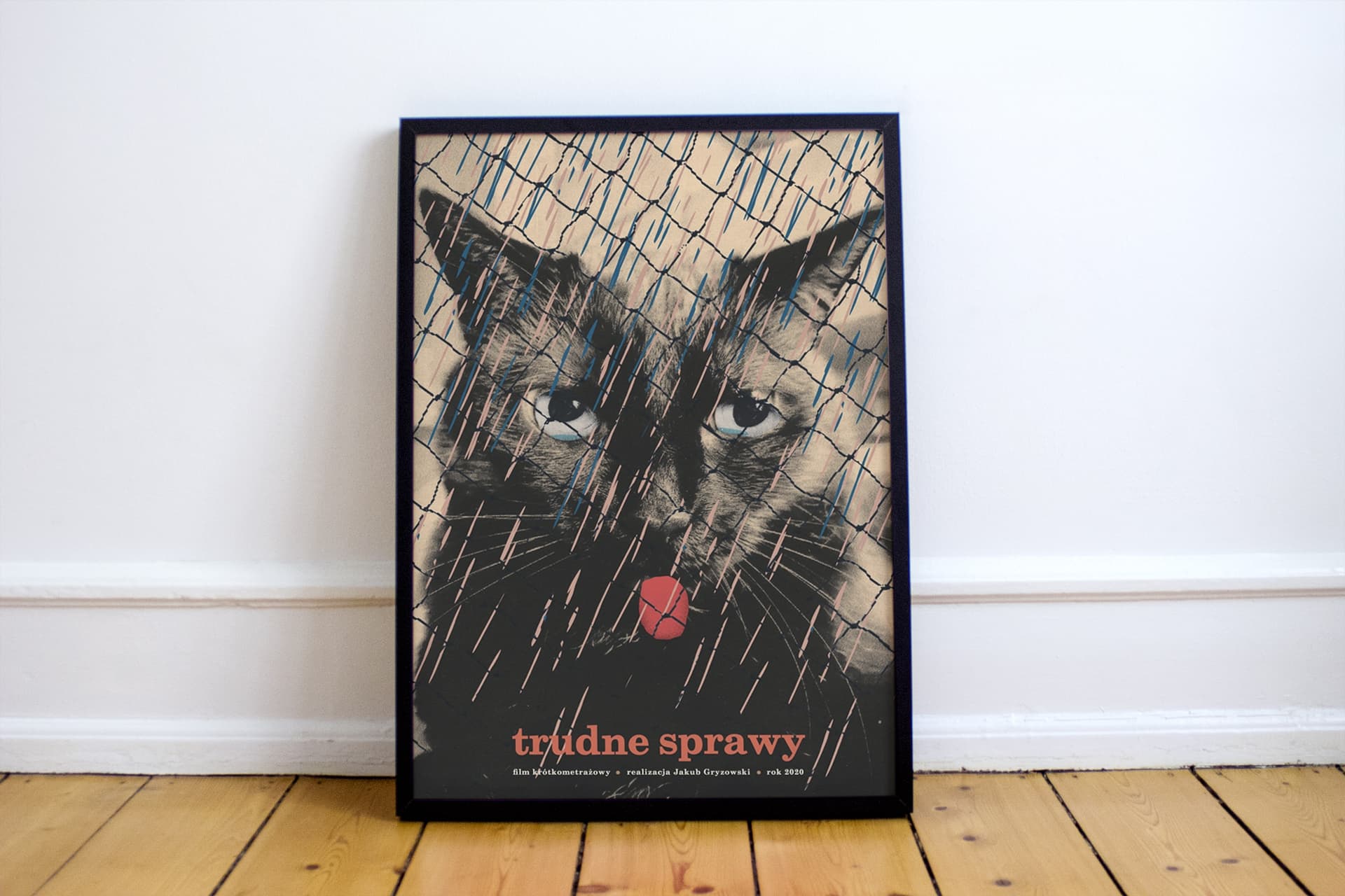 Plakat Trudne sprawy, 50x70 cm, aut. J. Zasada, Jakub Zasada - 67982