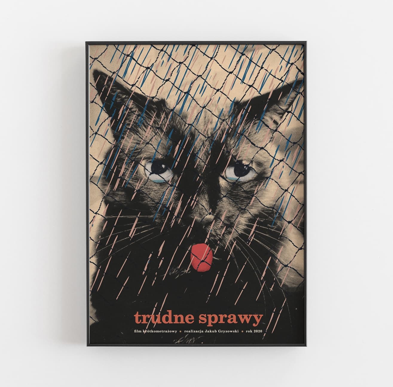 Plakat Trudne sprawy, 50x70 cm, aut. J. Zasada, Jakub Zasada - 67984