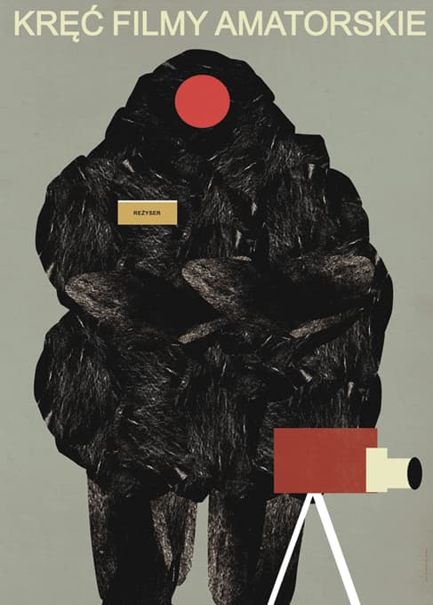 Poster Kręć filmy amatorskie, 30x40 cm, by J. Zasada, Jakub Zasada - DIMENSION