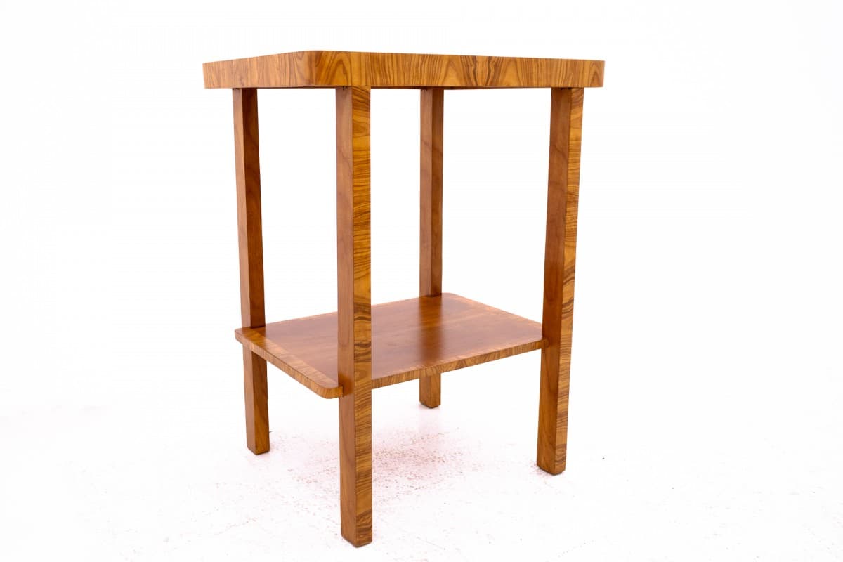 Brązowy stolik Art Deco, Polska, lata 50. - 58891