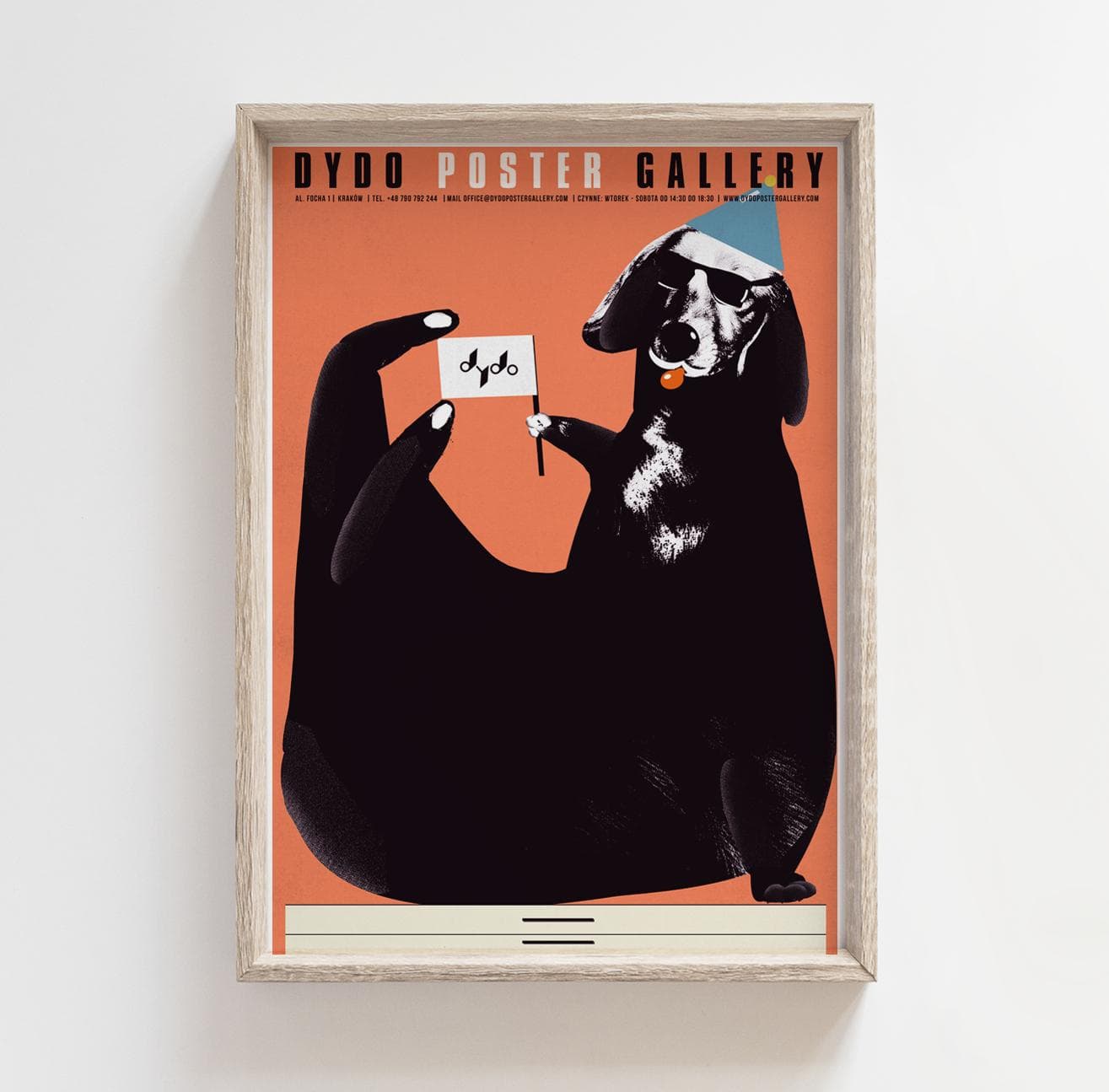 Poster Dydo Poster Gallery, dachshund on the wardrobe, 48x68 cm, by J. Zasada, Jakub Zasada - 67885
