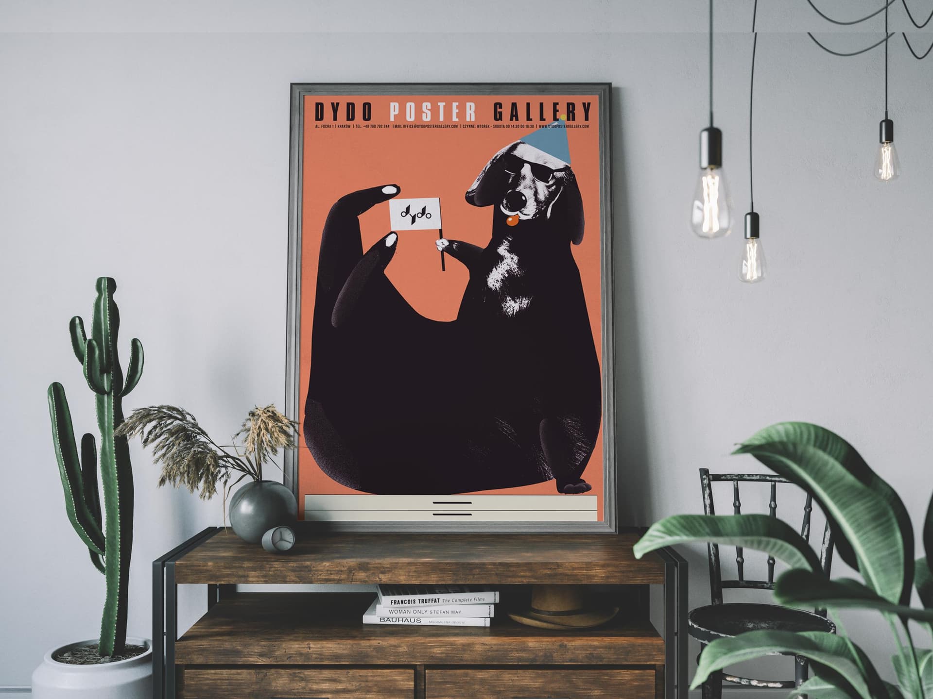 Poster Dydo Poster Gallery, dachshund on the wardrobe, 48x68 cm, by J. Zasada, Jakub Zasada - 67886