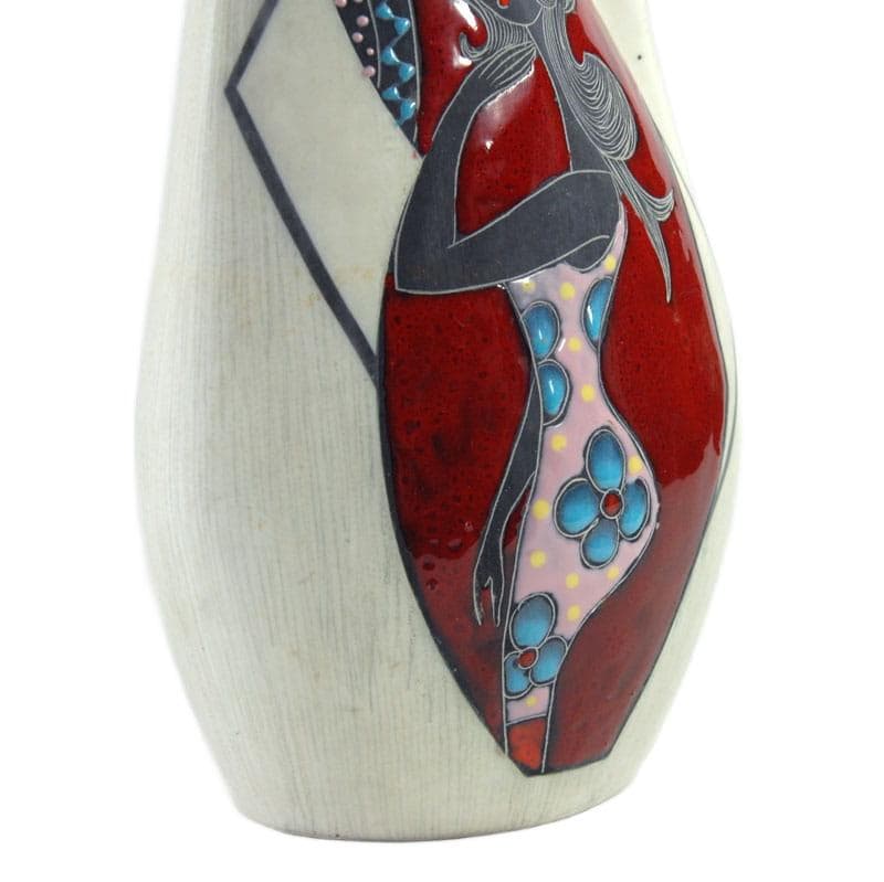 Ceramiczny wazon, C.E.M.A.S Sesto Fiorentino, Włochy, lata 50. - 5719