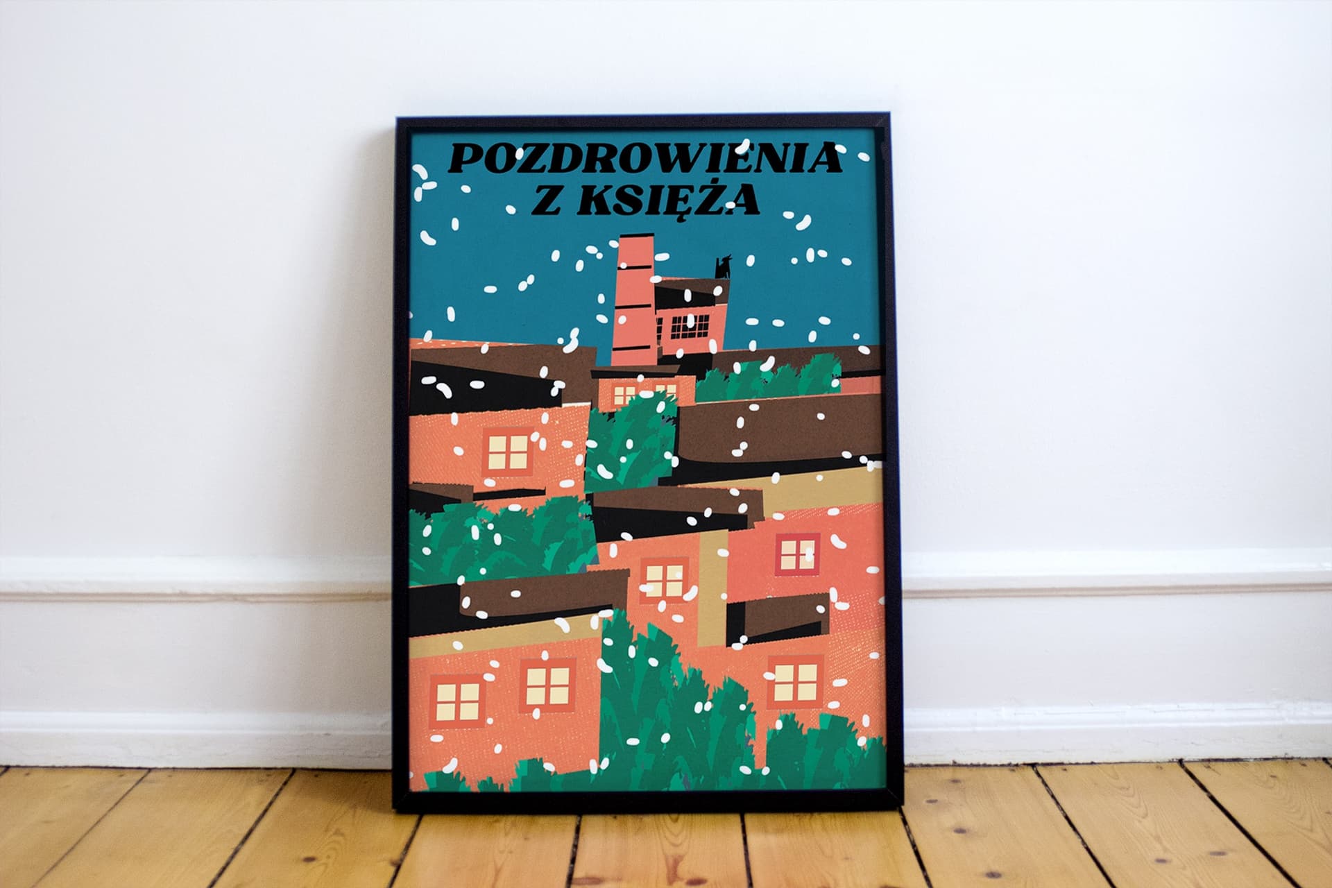 Poster Pozdrowienia z Księża, 50x70 cm, by J. Zasada, Jakub Zasada - 68286
